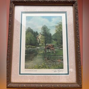 Peter Robson “Meadowbrook Farm” Framed Print